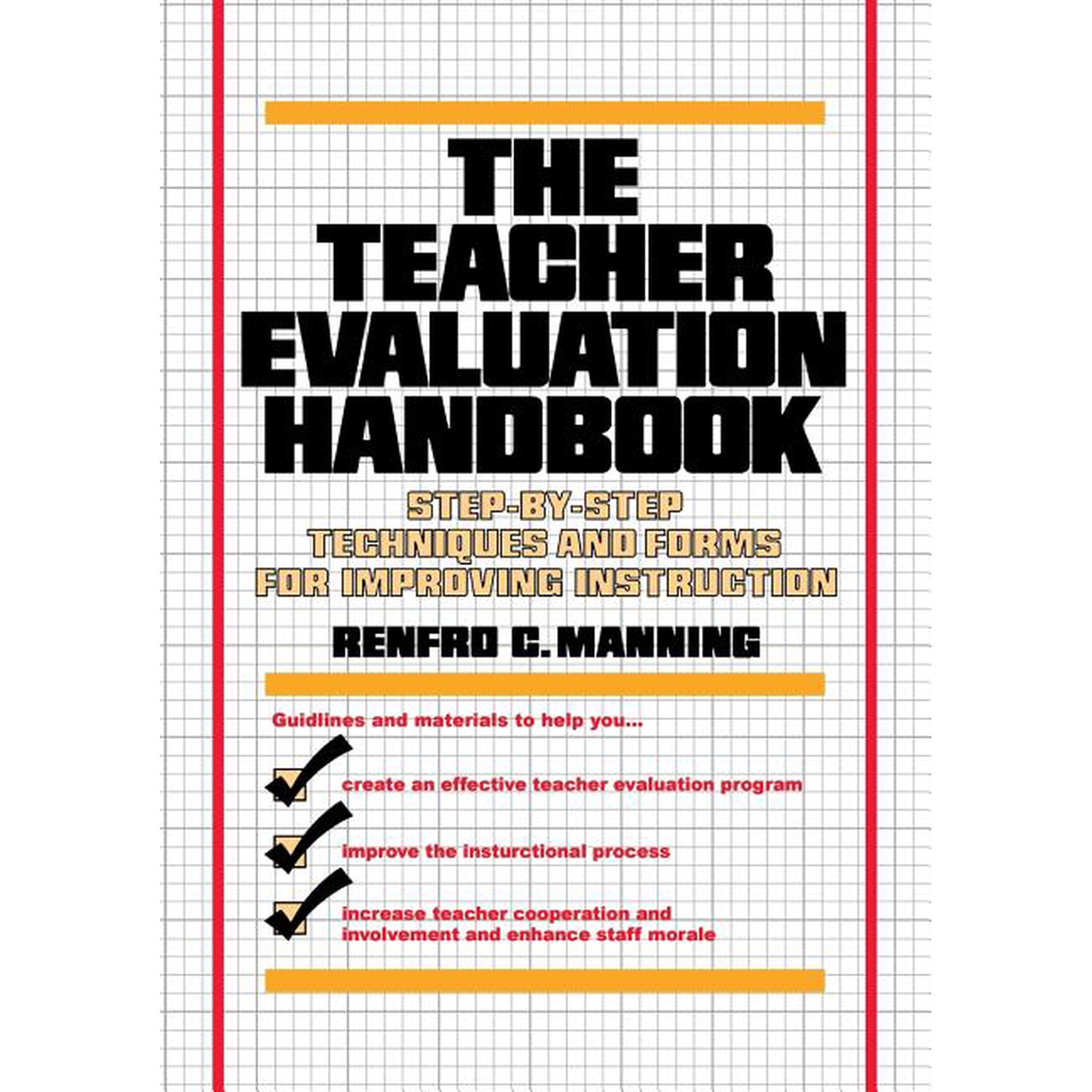 Teacher Evaluation Handbook, (Paperback)