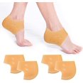 thumbnail image 2 of 2Pcs Food Heel Cushion Invisible Height Outdoor Lifting Outdoor Food Increase Increase Insoles Wear-resistant Universal Men Protection Pads Home Feet Care, 2 of 8