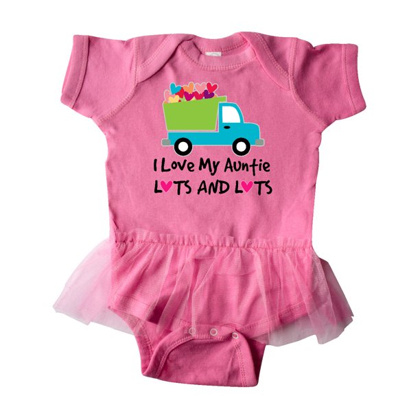 Inktastic Inktastic I Love My Auntie Baby Clothes Infant Tutu Bodysuit Female Raspberry 18 Months Walmart Com Walmart Com