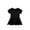 Black, variant on TAIAOJING Girls Summer Dresses Casual Dress For Baby Toddler Girls Solid Color Elastic Waist Outdoor Play Dress For 5 Months To 4 Years Trendy 8-12M