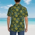thumbnail image 4 of Susaid Marine Anchors And Compass Print Hawaiian Shirts for Men Women,Hawaiian Summer Short-Sleeve Casual Relaxed-Fit Button-Down,XX-Large, 4 of 7