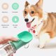 thumbnail image 5 of Muyoka Botella de agua portátil para mascotas Taza de agua para perros de 550 ml con alimentador para beber y cordón Dispensador de agua para mascotas duradero para PC para caminar al aire libre Uso e Muyoka Hogar, 5 of 7