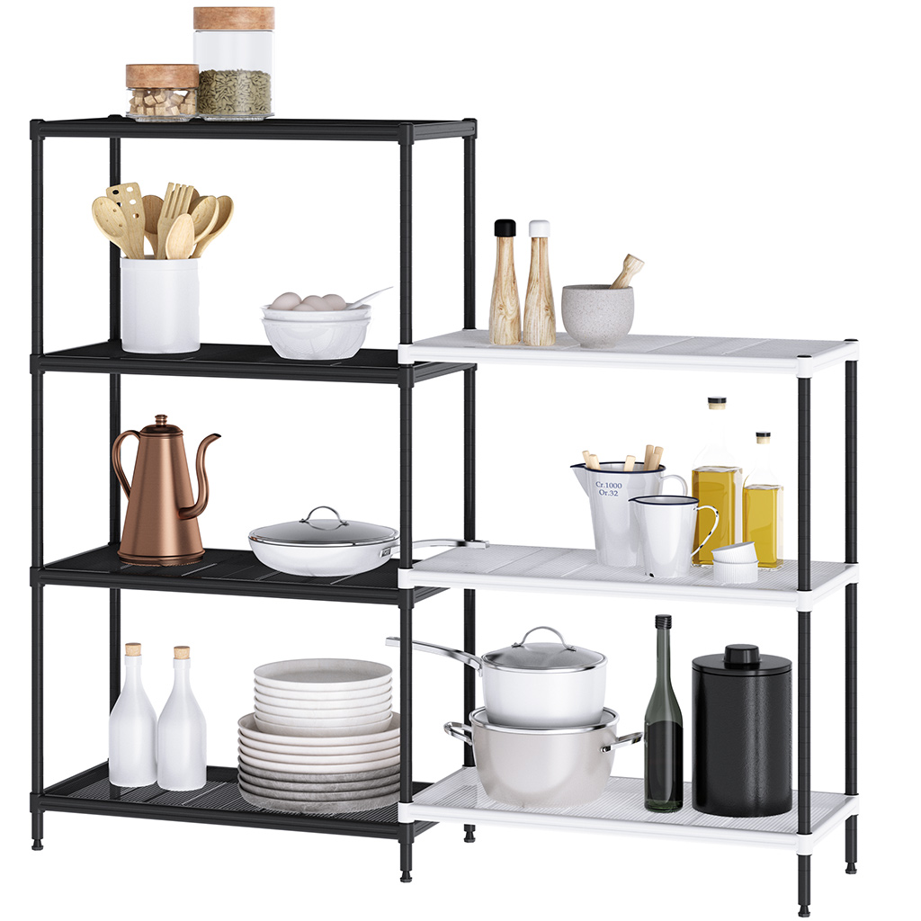 Shelving Storage Wire 2 Section Shelving Tiendamia Com