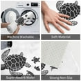 thumbnail image 4 of Bathroom Rugs Non Slip Washable - Family Of Sea Turtles Kitchen Mats for Floor, Area Rugs for Entryway Rugs Indoor, Laundry Bathroom Room Door Rug with Rubber Backing 20x31.5in, 4 of 8