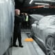 thumbnail image 5 of Rejilla de plástico resistente para pisos de lavado de autos, baldosas de drenaje, tapete antideslizante entrelazado para lavado de autos, panel de cubierta cuadrado, 5 of 7