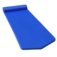 thumbnail image 2 of California Sun Luxury Vinyl-Dipped Pool Float with Built-in Pillow – Soft Closed-Cell Foam Lounger for Adults, Unsinkable Water Mat (Ocean Blue), 2 of 7