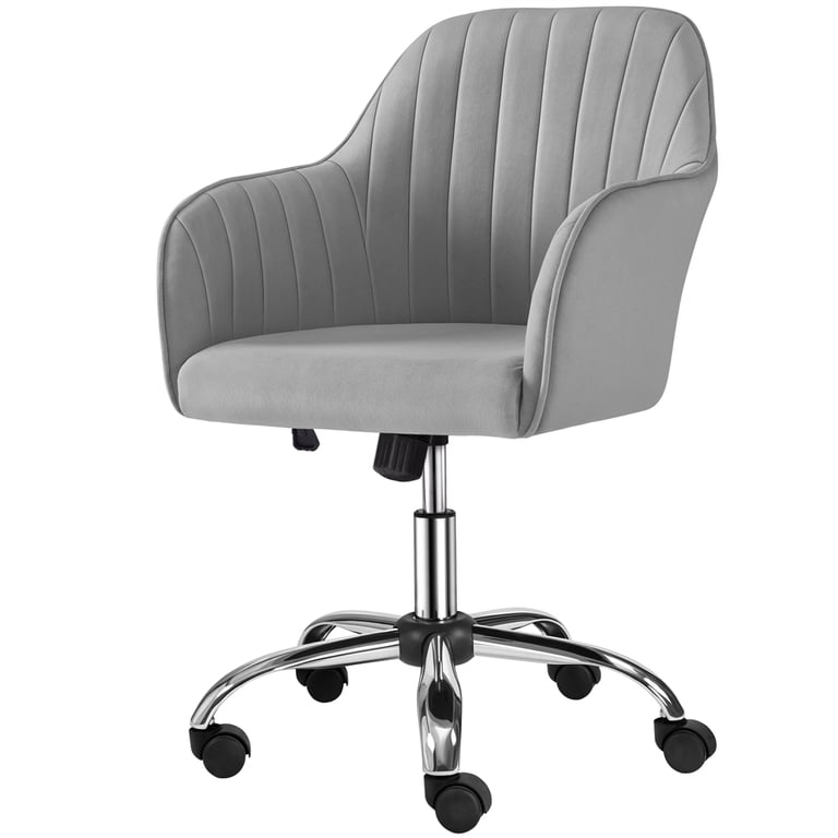 Alden Design Velvet Mid-Back Task Chair photo 1