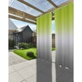 thumbnail image 3 of nqOlkjepod Outdoor Curtains for Patio Waterproof, Green Gray Ombre Outdoor Privacy Panels Grommet, Modern Gradient Abstract Art Blackout Outside Curtains for Porch/Cabana/Pergola 54"x108", 1 Panel, 3 of 8