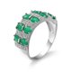 thumbnail image 1 of Exquisito anillo de piedra redonda geométrica femenina Plataful de Ley 925 circonita AAA diseño de joyería anillos de boda para mujer Bague, 1 of 2