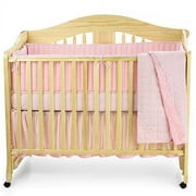 Seed Sprout Gingham Crib Bedding, 3-Piece Set, Pink