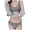Blue, variant on Women’s Small Bra Set Lace Push Up Bralette with Matching Thong Panties Comfort Fit Underwire Support, 36, Blue
