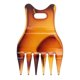 thumbnail image 4 of Juego de peines de dientes anchos para peinar el cabello, con dientes suaves, agarre ergonómico y tamaño de viaje para hombres., 4 of 5