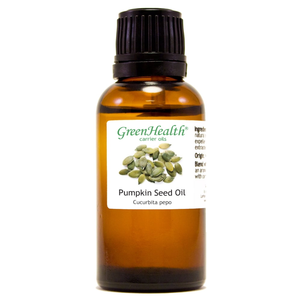Pumpkin Seed Carrier Oil - 1 fl oz - Amber Glass Bottle w/ Euro Dropper