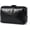 Deep Obsidian Black, variant on Vegan Leather Makeup Bag, Olive Utility Green Travel Cosmetic Bag for Women, Large Capacity Toiletry Organizer