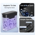 thumbnail image 5 of 5 Gallon Black Touchless Smart Plastic Waste Basket For Narrow Spaces Bathroom Office Bedroom Living Room, 5 of 7