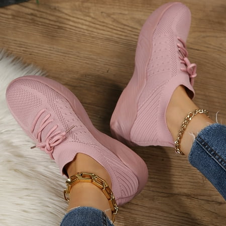 

Women s Casual Sneakers Breathable Running Shoes Lightweight Lace-up Sports Shoes Women s Footwear