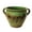 distreesed burnt green, variant on U.S.Sourcing Inc. Red Earthen Ware Terracotta Vessel/Planter with Handles - 7.5"x7"