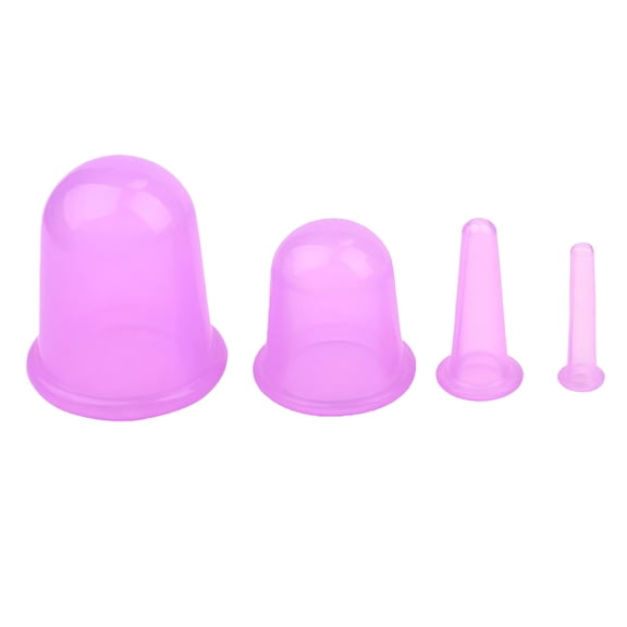 XIRQI Silicone Cupping Therapy Set,Vacuum Cupping Device Professional Relaxing Muscles Relieve Fatigue Silicone Cupping Cups Set for Facial Body Massage