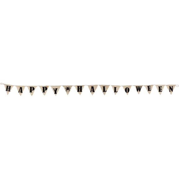 Northlight Halloween White Plastic Party Banner, 11"