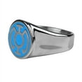 thumbnail image 1 of DC Comics Blue Lantern Corps Hope Stainless Steel Ring | 14, 1 of 2