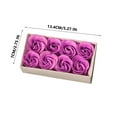 thumbnail image 3 of Zonao Artificial Roses Flowers Bulk,3 inches Stemless Fake Roses for Decorations,Wedding,Faux Bouquets, 3 of 6