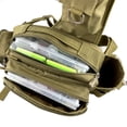 thumbnail image 1 of Sacs de Pêche Multifonctionnels Bandoulière Simple Équipement Portable Réutilisable Sac de Rangement Extérieur Utilitaire Sac à Main Noir, 1 of 9