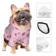 thumbnail image 3 of Gaeub Strawberries Dog Hoodie Sweatshirts Warm Dog Clothes for Small Dogs,Puppy and Cat Costume-Small, 3 of 7