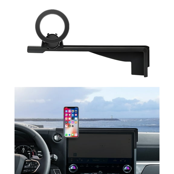 MaserWeller Car Phone Holder for 2024 Lexus GX Accessories 14-Inch Screen Fixed Clip, 360° Rotation Phone Mount Compatible with MagSafe,Cell Phone Holder Does Not Affect Air Vent C93