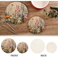 thumbnail image 4 of Coolnut Flowers Trivets Pot Holders Set of 2 Potholders for Kitchens Pure Cotton Thread Weave Trivets,Hot Pads for Kitchens,Coasters,Placemats,Spoon Rest for Cooking Home Decor, 4 of 7