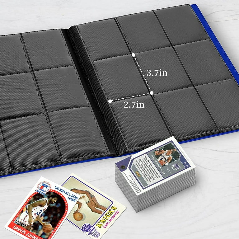 Trading Card Binder, 9 Pocket Card Binder 360 Cards With 20 Double