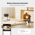 thumbnail image 5 of IMIPAW 101oz Smart Automatic Cat Feeder 3L WIFI and HD Camera Dog Pet Food Dispenser 10S Voice Recorder, 5 of 8