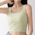 thumbnail image 2 of ZQUUVOU Women's Plus Size Cami with Removable Cups Scoop Neck Stretchy Breathable for Work Office Weekend Loungewear Green, 2 of 6