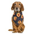 thumbnail image 4 of 3 baberos triangulares con diseño de calabaza para Halloween, para perros y gatos., 4 of 8