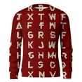 thumbnail image 6 of Homeyce Ugly Christmas Sweaters for Men Soft Knitted Crew Neck Sweaters Long Sleeve Christmas Pattern Pullover Reindeer Snowflake Soft Cute Ugly 2025 Novelty Xmas Pullover Tops,Red 2XL, 6 of 6