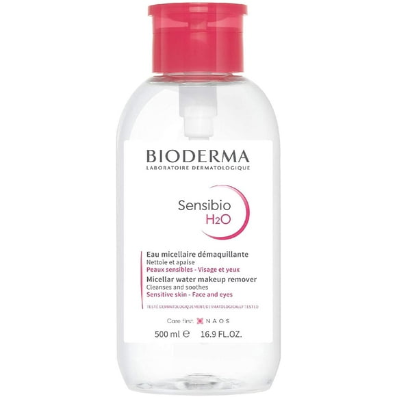Locion limpiadora Sensibio H2O Bioderma Bomba Inversa 500 ml