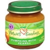 Nature's Goodness: Pumpkins W/Pears Baby Food, 4 oz