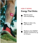 Pure Patch® Energy Patch – Botanical-Inspired Topical Patch with Caffeine, Amino Acids, and Electrolyte Blend – Non-Ingestible Format – 30 Patches