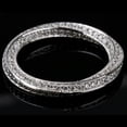 thumbnail image 2 of Mobius Ring Eternity Bent Band Cz 925 Silver Men Women Wedding Engagement Sz 5-9, 2 of 6