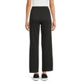 thumbnail image 3 of Athletic Works Women's Wide Leg Pants with Side Vents, Sizes XS-XXXL, 3 of 5