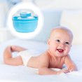 thumbnail image 4 of 2 Sets Baby Talcum Powder Puff Case Baby Powder Puff with Storage Boxes, 4 of 4