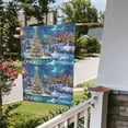 thumbnail image 5 of Wukai Christmas Tree Garden Flags Double Sided Welcome Garden Yard House Flags Outside Outdoor House (Only Flag), 5 of 8