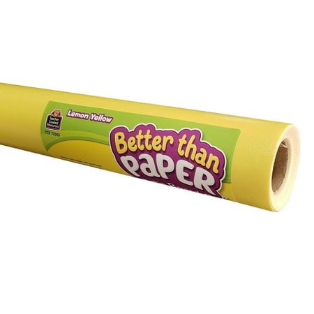 UPC: 0088231923503 | Teacher Created Resources Better Than Paper Bulletin Board Roll  4  x 12   Lemon Yellow  Pack of 4