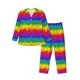 thumbnail image 1 of Balery Bright Rainbow Pijama para Hombre de Dos Piezas con Manga Larga, Conjunto de Dormir y Descanso Suave con Bolsillos-X-Large, 1 of 6
