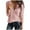 Pink, variant on Njoeus Business Casual Tops for Women Long Sleeve Tops Comfy Knit V Neck T-Shirts Loose Fitting Work Dressy Blouses Spring Fall Clothes S-XXL