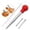 Red, variant on Turkey Baster Set Stainless Steel Injector Needle Cleaning Brush Silicone Bulb Pump for Roasting Poultry Beef Marinade Flavor Infuser Kitchen Tool,Black