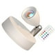 thumbnail image 2 of Injueey Luz de pared con pilas del ABS RGBW para la luz ascendente de la imagen de la iluminación interior con control remoto Electrónica Luz blanca cálida, 2 of 6