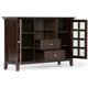 thumbnail image 4 of 53 Inch Wide Rustic TV Media Stand in Tobacco Brown for TVs Up to 60 Inches Living Room Furniture for Tv Entertainment Center My Lux Decor Round, 4 of 6