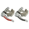 thumbnail image 1 of Miangastore Good Conductivity Car Battery Terminal Connector Silver 1 Pair 2.7X2.3In, 1 of 8