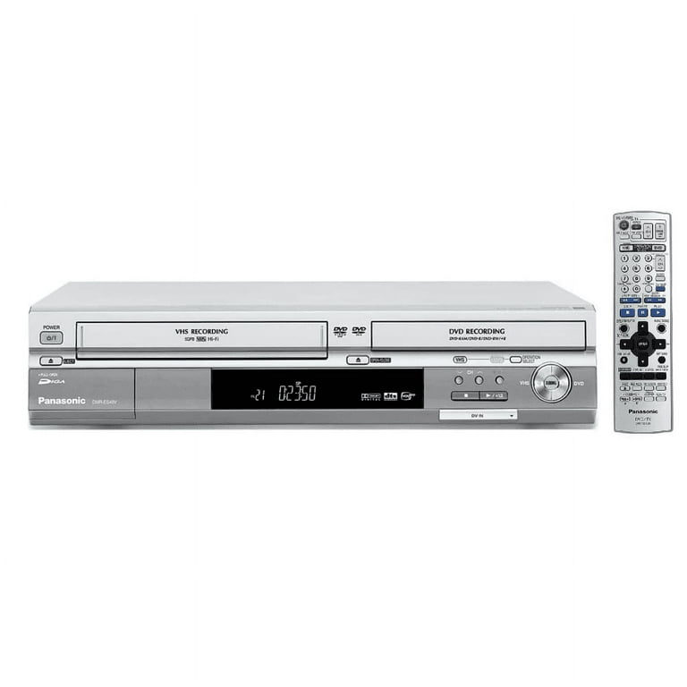 Panasonic VHS Player & DMR-ES40V DVD Recorder Combo (New