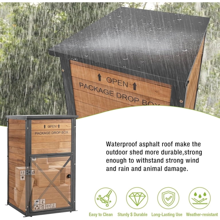 Deleviry Box MEDEHOO, Large Package Delivery Box, 22.2